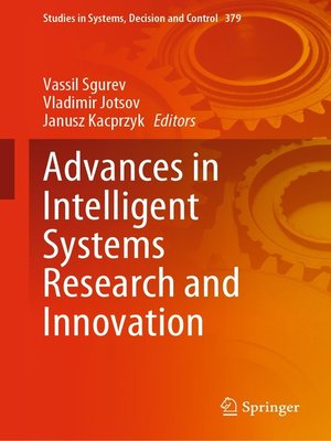 cover image of Advances in Intelligent Systems Research and Innovation
